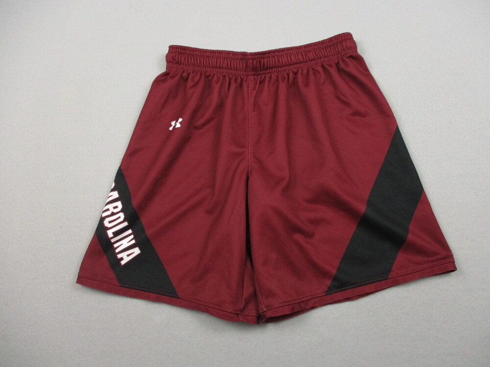 South Carolina Gamecocks Shorts Men Small Burgundy Under Armour Player Issued S